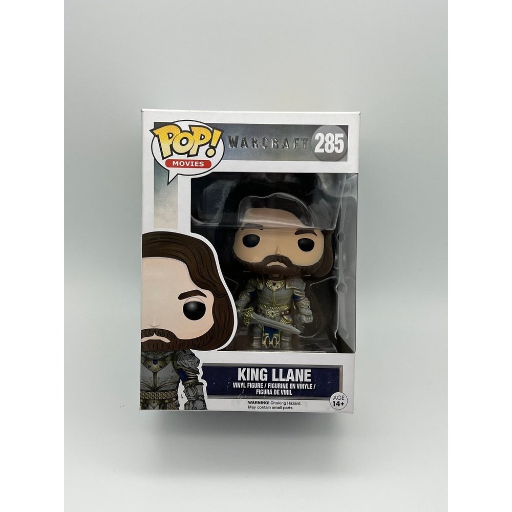 Funko Pop Movies Warcraft King Llane #285 Vinyl Figure-New